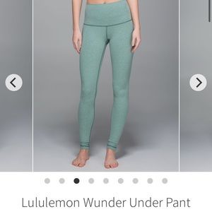 Lululemon wunder under pant *cotton(roll down)